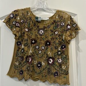 Zara embellished top